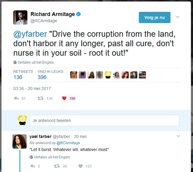 Armitage Farber tweets