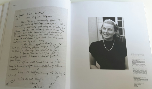 Ingrid Bergman 12 - letter Robert Capa
